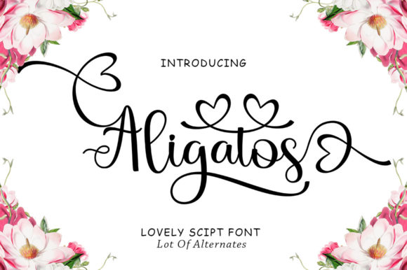 Aligatos: A Script Font That Makes Your Brand Unforgettable