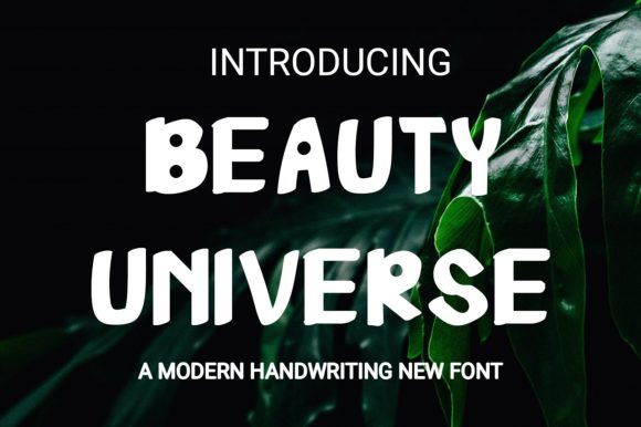 Beauty Universe: A Handwritten Font That Feels Like a Real Design Tool
