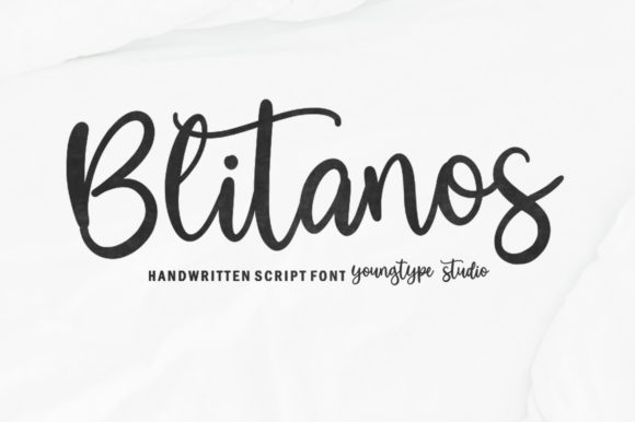 Blitanos: A Hand-Brushed Font That Brings Warmth to Editorial Design