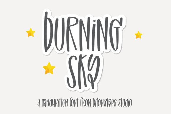 Burning Sky Font: The Handwritten Typeface That Unified My Brand