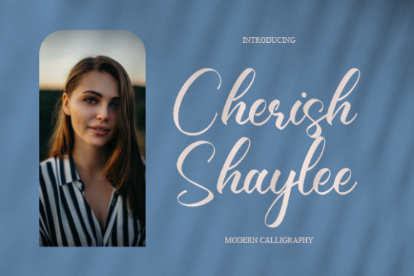 Cherish Shaylee: A Graceful Script Font for Handmade Products and Packaging