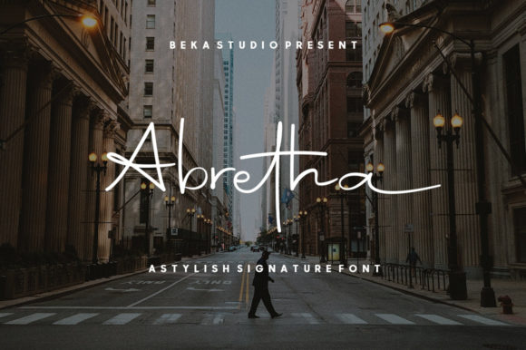 Craft Beautiful Products with Abretha Script Font