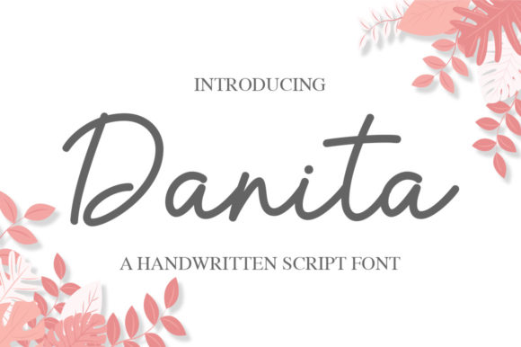 Danita Script Font: A Handwritten Typeface for Scroll-Stopping Brand Content
