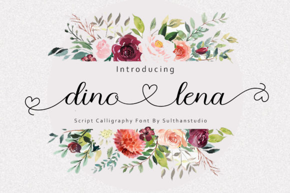 Dino Lena: A Delicate Script Font for Handmade Products