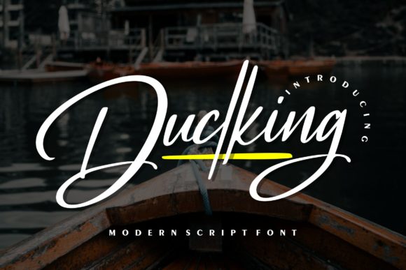 Duclking: A Handwritten Font That Balances Charm and Elegance