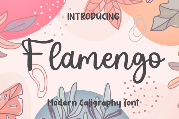 Flamengo Font: A Playful Handwritten Typeface for Small Business Branding