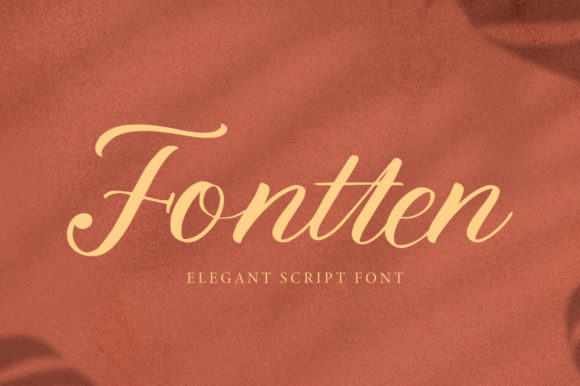 Fontten: A Handwritten Script Typeface Built for Digital Marketing