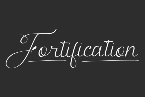 Fortification: A Vintage Script Font for Publishers and Designers