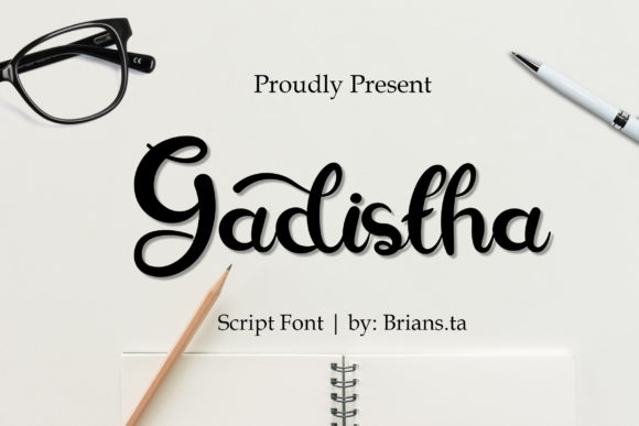 Gadistha Is the Handwritten Script Font Your Product Line Needs