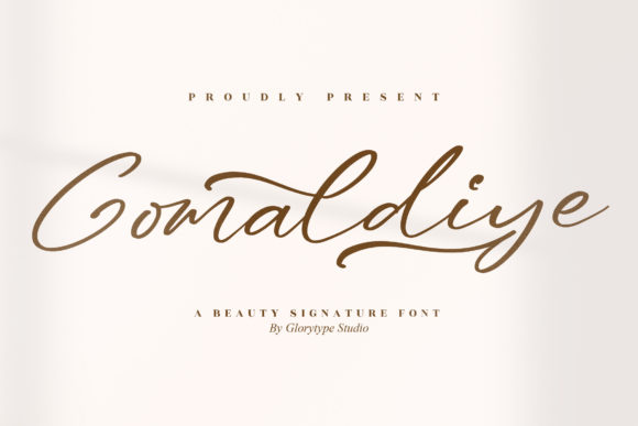 Gomaldiye: A Handwritten Font for Handmade Product Labels