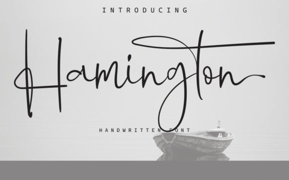 Hamington: A Handwritten Font That Brings Warmth to Editorial Design