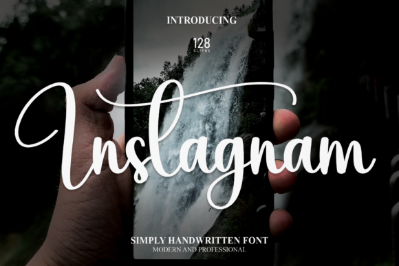 Instagnam: A Script Font Built for Campaign-Ready Visuals