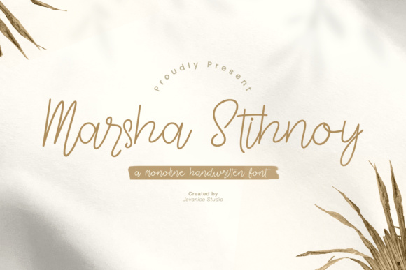 Marsha Stihnoy Font Review: A Script Typeface for Campaign Design