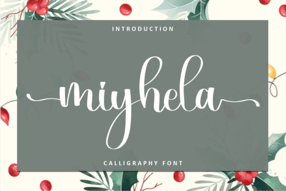 Miyhela: A Script Font That Gives Small Brands a Polished, Personal Touch