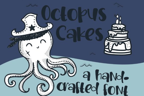 Octopus Cakes: A Whimsical Font for Small Business Branding