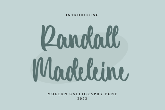 Randall Madeleine: A Handwritten Font for Authentic Brand Identity