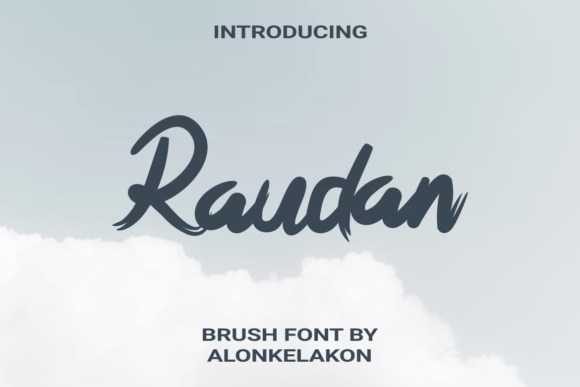 Raudan: A Flowing Script Font for Editorial Design and Brand Storytelling