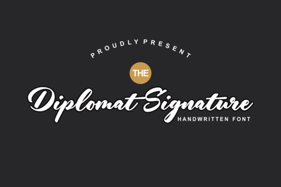 The Diplomat Signature: A Handwritten Font That Brings Bold Personality to Web Layouts
