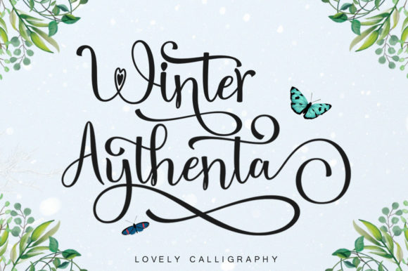 Winter Aythenta: A Graceful Script Font for Editorial Design and Publishing